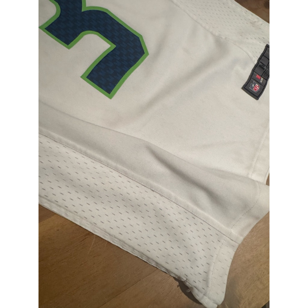 Nike Seattle Seahawks Russell Wilson Jersey Kid's M White Blue - Picture 5 of 10